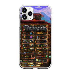 Чехол для iPhone 11 Pro матовый с принтом TERRARIA в Петрозаводске, Силикон |  | game | pixel | terraria | игра | пиксель | террариа
