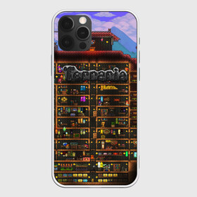 Чехол для iPhone 12 Pro Max с принтом TERRARIA в Петрозаводске, Силикон |  | Тематика изображения на принте: game | pixel | terraria | игра | пиксель | террариа