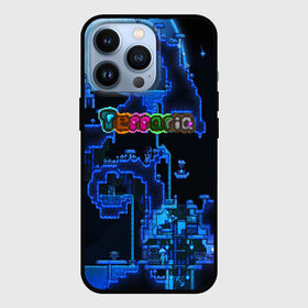 Чехол для iPhone 13 Pro с принтом Terraria в Петрозаводске,  |  | game | pixel | terraria | игра | пиксель | террариа