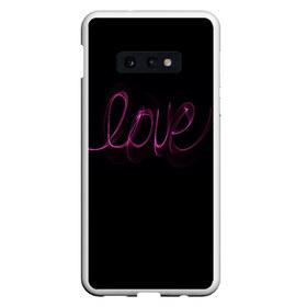 Чехол для Samsung S10E с принтом Love надпись в Петрозаводске, Силикон | Область печати: задняя сторона чехла, без боковых панелей | 14 февраля | 8 марта | в | валентинов день | влюблен | влюбленность | влюбленные | вместе навсегда | девичник | девушке | день влюбленных | для жены | дочери | жене | любимая | любимой | любимому