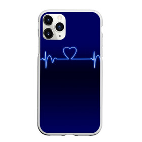 Чехол для iPhone 11 Pro матовый с принтом Кардиограмма про любовь в Петрозаводске, Силикон |  | 14 февраля | 8 марта | валентинов день | влюблен | влюбленность | влюбленные | вместе навсегда | девичник | девушке | день вл | для жены | здоровье | кардиограмма | любимая | любимый | люблю