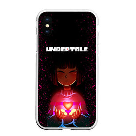 Чехол для iPhone XS Max матовый с принтом UNDERTALE FRISK в Петрозаводске, Силикон | Область печати: задняя сторона чехла, без боковых панелей | asriel dreemurr | chara | frisk | gaster blaster | sans | undertale | азриэль дримурр | андертейл | андрайн | гастер | меттатон | санс | фриск | чара