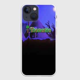 Чехол для iPhone 13 mini с принтом TERRARIA в Петрозаводске,  |  | game | pixel | terraria | игра | пиксель | террариа