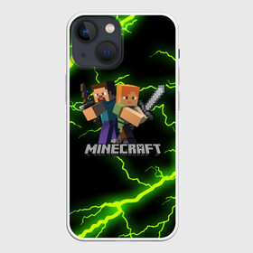 Чехол для iPhone 13 mini с принтом MINECRAFT в Петрозаводске,  |  | block | creeper | cube | minecraft | pixel | блок | геометрия | крафт | крипер | кубики | майнкрафт | пиксели