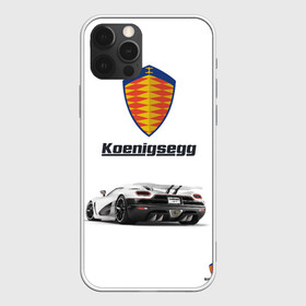 Чехол для iPhone 12 Pro с принтом Koenigsegg в Петрозаводске, силикон | область печати: задняя сторона чехла, без боковых панелей | Тематика изображения на принте: футболка 3d с принтом koenigsegg