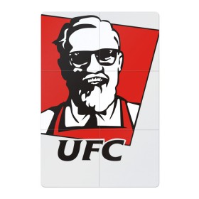 Магнитный плакат 2Х3 с принтом UFC в Петрозаводске, Полимерный материал с магнитным слоем | 6 деталей размером 9*9 см | mcgregor | боец | единоборства | конор макгрегор | макгрегор | спорт