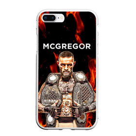 Чехол для iPhone 7Plus/8 Plus матовый с принтом CONOR McGREGOR в Петрозаводске, Силикон | Область печати: задняя сторона чехла, без боковых панелей | conor | conor mcgregor | ufs | бокс | дональд серроне | ирландский боец | конор | конор макгрегор | конор макгрегор vs дональд серроне | макгрегор | профессиональный бокс | смешанные бои