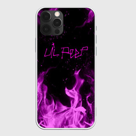 Чехол для iPhone 12 Pro Max с принтом LIL PEEP FIRE в Петрозаводске, Силикон |  | lil peep | lil prince | pink | зарубежная музыка | лил пип | маленький принц