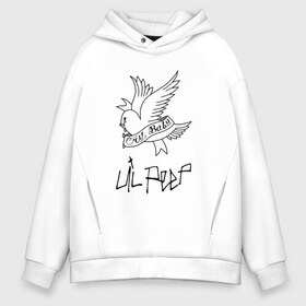 Мужское худи Oversize хлопок с принтом LIL PEEP в Петрозаводске, френч-терри — 70% хлопок, 30% полиэстер. Мягкий теплый начес внутри —100% хлопок | боковые карманы, эластичные манжеты и нижняя кромка, капюшон на магнитной кнопке | Тематика изображения на принте: lil peep | lil prince | pink | зарубежная музыка | лил пип | маленький принц