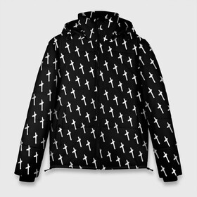 Мужская зимняя куртка 3D с принтом LiL PEEP Pattern в Петрозаводске, верх — 100% полиэстер; подкладка — 100% полиэстер; утеплитель — 100% полиэстер | длина ниже бедра, свободный силуэт Оверсайз. Есть воротник-стойка, отстегивающийся капюшон и ветрозащитная планка. 

Боковые карманы с листочкой на кнопках и внутренний карман на молнии. | Тематика изображения на принте: lil peep | lil prince | pink | зарубежная музыка | лил пип | маленький принц