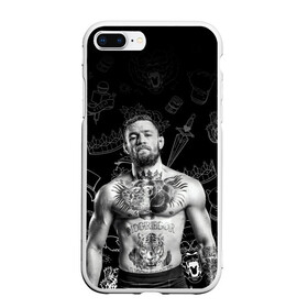 Чехол для iPhone 7Plus/8 Plus матовый с принтом CONOR McGREGOR в Петрозаводске, Силикон | Область печати: задняя сторона чехла, без боковых панелей | conor | conor mcgregor | ssru | ufs | бокс | дональд серроне | ирландский боец | конор | конор макгрегор | конор макгрегор vs дональд серроне | макгрегор | профессиональный бокс | смешанные бои