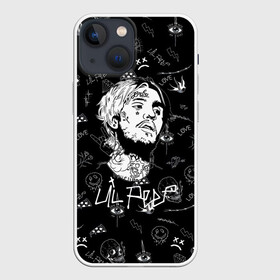 Чехол для iPhone 13 mini с принтом LIL PEEP в Петрозаводске,  |  | lil peep | lil prince | pink | зарубежная музыка | лил пип | маленький принц