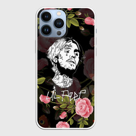 Чехол для iPhone 13 Pro Max с принтом LIL PEEP ROSES | ЛИЛ ПИП в Петрозаводске,  |  | lil peep | lil prince | pink | зарубежная музыка | лил пип | маленький принц