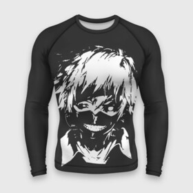 Мужской рашгард 3D с принтом Токийский гуль в Петрозаводске,  |  | ccg | cover | ghoul | jack | kaneki | kureo | mado | tokyo | touka | unravel | гуль | канеки кен | куинкс | сёдзё | сова | токийский | ужасы | хайсе сасаки