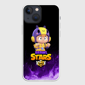 Чехол для iPhone 13 mini с принтом Brawl Stars BEA в Петрозаводске,  |  | bea | brawl stars | bull | colt | crow | leon | leon shark | shark | stars | акула | берли | биа | ворон | динамайк | кольт | леон | леон акула | нита | спайк | шелли | эль примо