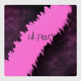 Магнитный плакат 3Х3 с принтом LIL PEEP в Петрозаводске, Полимерный материал с магнитным слоем | 9 деталей размером 9*9 см | 3d | lil peep | исполнитель | лил | лого | логотип | музыка | надпись | певец | пип | реп