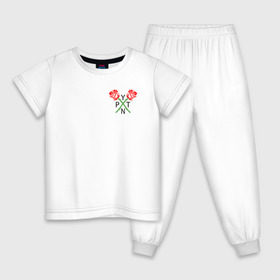 Детская пижама хлопок с принтом PAYTON MOORMEIER (НА СПИНЕ) в Петрозаводске, 100% хлопок |  брюки и футболка прямого кроя, без карманов, на брюках мягкая резинка на поясе и по низу штанин
 | Тематика изображения на принте: 