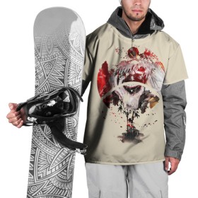 Накидка на куртку 3D с принтом Tokyo Ghoul в Петрозаводске, 100% полиэстер |  | ccg | cover | ghoul | jack | kaneki | kureo | mado | tokyo | touka | unravel | гуль | канеки кен | куинкс | сёдзё | сова | токийский | ужасы | хайсе сасаки