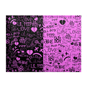 Обложка для студенческого билета с принтом LIL PEEP LOGOBOMBING BLACK PINK в Петрозаводске, натуральная кожа | Размер: 11*8 см; Печать на всей внешней стороне | lil peep | lil prince | pink | зарубежная музыка | лил пип | маленький принц
