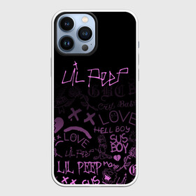Чехол для iPhone 13 Pro Max с принтом LIL PEEP в Петрозаводске,  |  | Тематика изображения на принте: lil peep | lil prince | pink | зарубежная музыка | лил пип | маленький принц