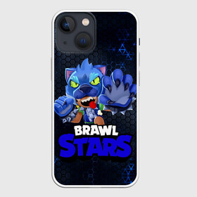 Чехол для iPhone 13 mini с принтом Brawl Stars Blue Hex в Петрозаводске,  |  | brawl | brawl st | brawl stars | colt | dynamike | game | hex | leon | logo | mobo | poco | shelly | stars | бравл | динамайк | игра | игры | кольт | леон | лого | мобильные игры | надпись | поко | старс | шелли