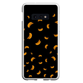 Чехол для Samsung S10E с принтом Банана в Петрозаводске, Силикон | Область печати: задняя сторона чехла, без боковых панелей | бананы | обезьяна | приколы | принт | рисунок | сплошные | текстуры | фрукты | футболка