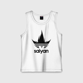 Детская майка хлопок с принтом Saiyan в Петрозаводске,  |  | adidas | logo | manga | training | абибас | адидас | брутальный | воин | герой | главный | жемчуг | зарядка | из | кавай | копия | крутой | кулак | лицо | м | малыш | манга | мастер | милый | мотивация | надпись | облако