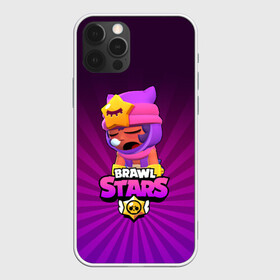 Чехол для iPhone 12 Pro с принтом brawl stars sandy в Петрозаводске, силикон | область печати: задняя сторона чехла, без боковых панелей | brawl stars | brawl stars sandy | legendary brawler | leon | leon shark | sandy | shark | stars | акула | бравл стар сэнди | леон акула | сенди | сэнди