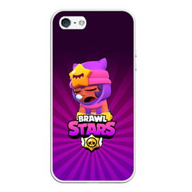 Чехол для iPhone 5/5S матовый с принтом brawl stars sandy в Петрозаводске, Силикон | Область печати: задняя сторона чехла, без боковых панелей | brawl stars | brawl stars sandy | legendary brawler | leon | leon shark | sandy | shark | stars | акула | бравл стар сэнди | леон акула | сенди | сэнди