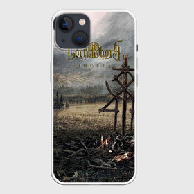 Чехол для iPhone 13 с принтом Lorna Shore   Immortal в Петрозаводске,  |  | deathcore | immortal | lorna | metal | music | rock | shore | деткор | метал | музыка | рок