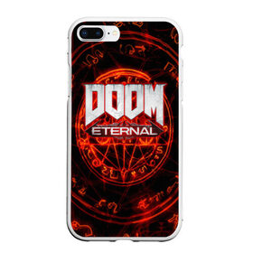 Чехол для iPhone 7Plus/8 Plus матовый с принтом DOOM в Петрозаводске, Силикон | Область печати: задняя сторона чехла, без боковых панелей | doom | doom eternal | дум