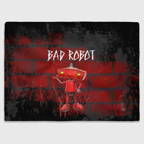 Плед 3D с принтом Bad Robot в Петрозаводске, 100% полиэстер | закругленные углы, все края обработаны. Ткань не мнется и не растягивается | bad robot | кино | кинокомпания | остаться в живых | стартрек: возмездие