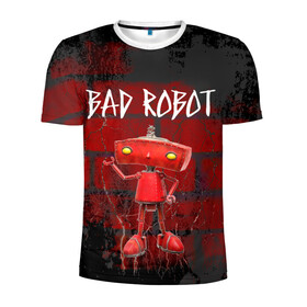 Мужская футболка 3D спортивная с принтом Bad Robot в Петрозаводске, 100% полиэстер с улучшенными характеристиками | приталенный силуэт, круглая горловина, широкие плечи, сужается к линии бедра | bad robot | кино | кинокомпания | остаться в живых | стартрек: возмездие