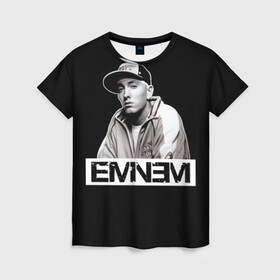 Женская футболка 3D с принтом Eminem в Петрозаводске, 100% полиэфир ( синтетическое хлопкоподобное полотно) | прямой крой, круглый вырез горловины, длина до линии бедер | eminem | evil | ken kaniff | marshall bruce mathers iii | mm | rap | slim shady | маршалл брюс мэтерс iii | рэп | рэп рок | хип хоп | хорроркор | эминем