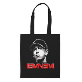 Шоппер 3D с принтом Eminem в Петрозаводске, 100% полиэстер | Плотность: 200 г/м2; Размер: 34×35 см; Высота лямок: 30 см | eminem | evil | ken kaniff | marshall bruce mathers iii | mm | rap | slim shady | маршалл брюс мэтерс iii | рэп | рэп рок | хип хоп | хорроркор | эминем