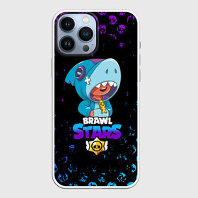 Чехол для iPhone 13 Pro Max с принтом BRAWL STARS LEON SHARK. в Петрозаводске,  |  | Тематика изображения на принте: bib | brawl stars | colt | crow | el brown | leon | leon shark | max | moba | sally leon | shark | акула | берли | биби | бравл старс | браун | ворон | жанр | игра | кольт | леон | леон акула | макс | нита | шелли