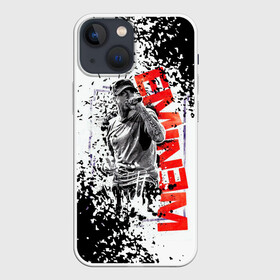 Чехол для iPhone 13 mini с принтом EMINEM. в Петрозаводске,  |  | eminem | marshall bruce mathers | rap | зарубежный реп | маршалл брюс мэтерс | музыка | реп | рэпер | эминем