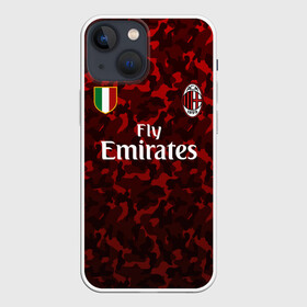 Чехол для iPhone 13 mini с принтом Златан Ибрагимович в Петрозаводске,  |  | ac milan | champions | football | ibragimovich | ibrahimovic | milan | soccer | uefa | world cup | златан | златан ибрагимович | ибрагимович | лига чемпионов | милан | форма | футбол