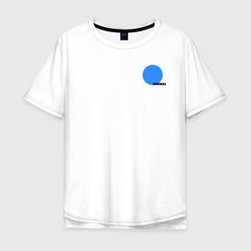 Мужская футболка хлопок Oversize с принтом minimal в Петрозаводске, 100% хлопок | свободный крой, круглый ворот, “спинка” длиннее передней части | 