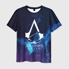 Мужская футболка 3D с принтом ASSASSIN`S CREED | АССАСИН С КРИД (Z) в Петрозаводске, 100% полиэфир | прямой крой, круглый вырез горловины, длина до линии бедер | slayer | асасин | ассасин крид | ассассин | тамплиеры