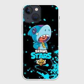 Чехол для iPhone 13 mini с принтом BRAWL STARS LEON SHARK. в Петрозаводске,  |  | bib | brawl stars | colt | crow | el brown | leon | leon shark | max | moba | sally leon | shark | акула | берли | биби | бравл старс | браун | ворон | жанр | игра | кольт | леон | леон акула | макс | нита | шелли