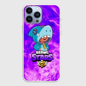 Чехол для iPhone 13 Pro Max с принтом BRAWL STARS LEON SHARK. в Петрозаводске,  |  | bib | brawl stars | colt | crow | el brown | leon | leon shark | max | moba | sally leon | shark | акула | берли | биби | бравл старс | браун | ворон | жанр | игра | кольт | леон | леон акула | макс | нита | шелли