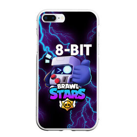 Чехол для iPhone 7Plus/8 Plus матовый с принтом Brawl Stars 8-BIT в Петрозаводске, Силикон | Область печати: задняя сторона чехла, без боковых панелей | brawl | brawl stars | crow | leon | sally | shark | stars | акула | бравл | бравл старс | браво старс | игра | компьютерная | кров | леон | леон акула | онлайн | старс | шарк