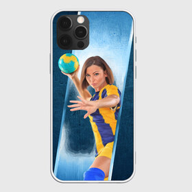 Чехол для iPhone 12 Pro Max с принтом Гандболистка в Петрозаводске, Силикон |  | hand ball | handball | play | игра | игра в ганбол | игра с мячом | мяч | руки | футбол