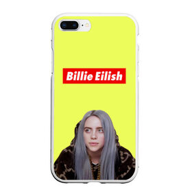 Чехол для iPhone 7Plus/8 Plus матовый с принтом BILLIE EILISH в Петрозаводске, Силикон | Область печати: задняя сторона чехла, без боковых панелей | be | billie | billie eilish | blohsh | ghoul | билли | билли айлиш