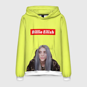 Мужская толстовка 3D с принтом BILLIE EILISH в Петрозаводске, 100% полиэстер | двухслойный капюшон со шнурком для регулировки, мягкие манжеты на рукавах и по низу толстовки, спереди карман-кенгуру с мягким внутренним слоем. | be | billie | billie eilish | blohsh | ghoul | билли | билли айлиш