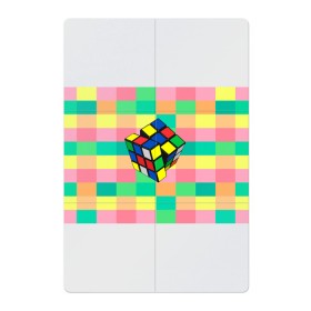 Магнитный плакат 2Х3 с принтом Кубик Рубика в Петрозаводске, Полимерный материал с магнитным слоем | 6 деталей размером 9*9 см | Тематика изображения на принте: игра | интеллект | куб | кубик | рубик | ум