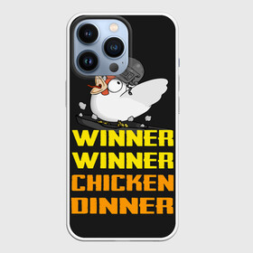 Чехол для iPhone 13 Pro с принтом Winner Chicken Dinner в Петрозаводске,  |  | asia | battle | chicken | dinner | duo | epic | guide | lucky | map | miramar | mobile | mortal | pro | royale | solo | winner | битва | лут | пабг | пубг | стрим | топ