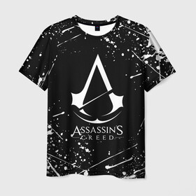 Мужская футболка 3D с принтом ASSASSIN`S CREED в Петрозаводске, 100% полиэфир | прямой крой, круглый вырез горловины, длина до линии бедер | slayer | асасин | ассасин крид | ассассин | тамплиеры