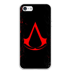 Чехол для iPhone 5/5S матовый с принтом ASSASSIN`S CREED в Петрозаводске, Силикон | Область печати: задняя сторона чехла, без боковых панелей | slayer | асасин | ассасин крид | ассассин | тамплиеры